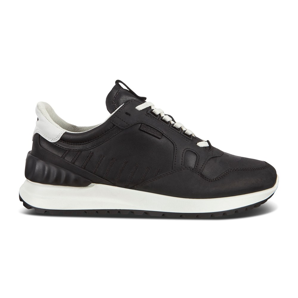 ECCO Mens Sneakers Black - Astirs - PJY-507691